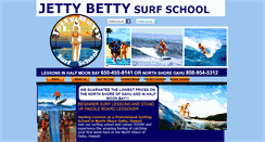 Desktop Screenshot of jettybettysurfschool.com